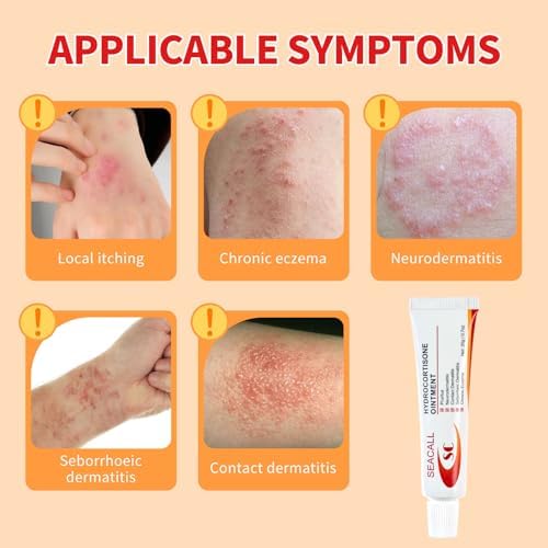 Seacall skin irritation cream packaging details for allergy and rash relief.