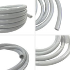 FZONE kink-resistant grey canister filter tubing for freshwater and marine tanks.