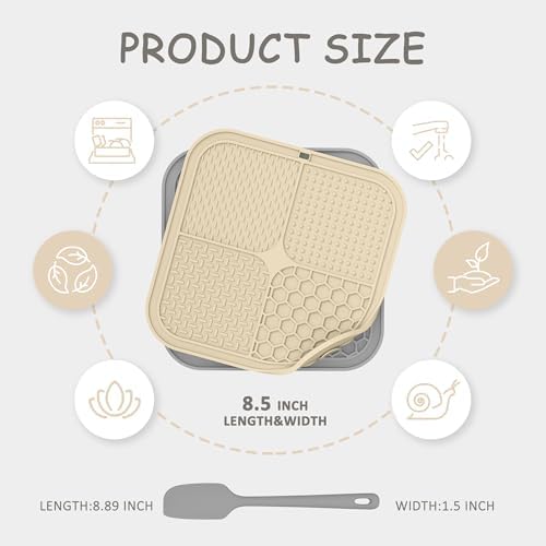 ChefAide Lick Mats Suction Cups Bottom View