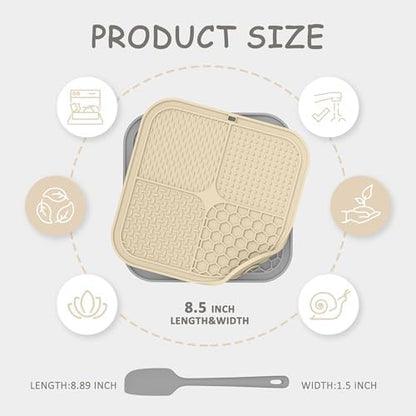 ChefAide Lick Mats Suction Cups Bottom View