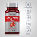 Back of Piping Rock Lycopene bottle showing ingredient list and directions