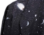 Perfehair space printed cape packaged for home and salon grooming