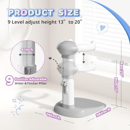 COOSEYA Baby Bath with Shower Stand Support|Anti-Pinch Soporte para Bañera de Bebé Adjustable Shower Tower and Anti-Slip for Toddler Standing Up Themselves,Ideal Gift for Infants 6-36 Months - Image 6