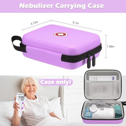 Purple Klawdsky emergency medical pouch for asthma accessories and masks