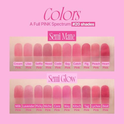 Fwee semi-glow watery lip tint packaging details