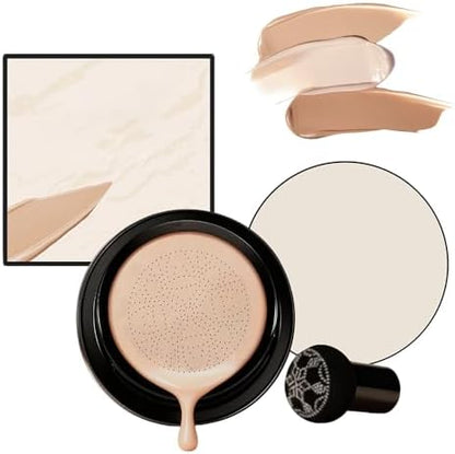 OETUIOW Drkicsy Mushroom Head Air Cushion CC Cream front view with closed compact case.