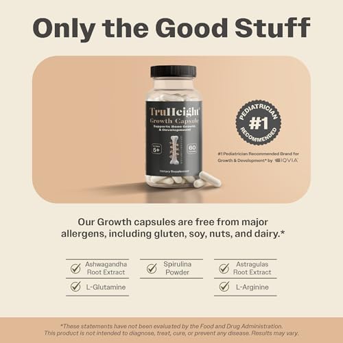 TruHeight Growth capsules packaging detail