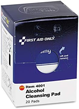First Aid Only FAE-4001 antiseptic skin cleaning pads for medical kits