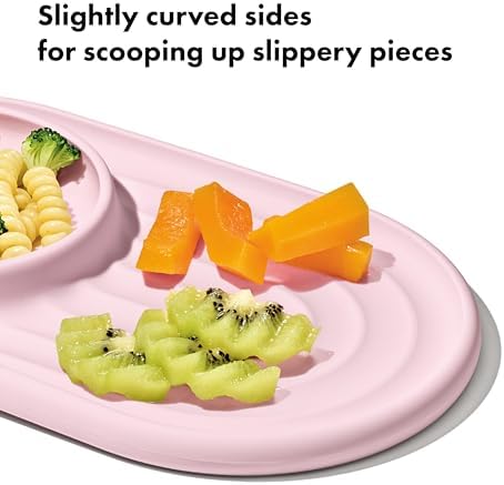 Oxo Tot baby feeding plate packaging and product components