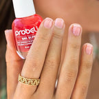 Probelle nail care treatment bottle with berry tint