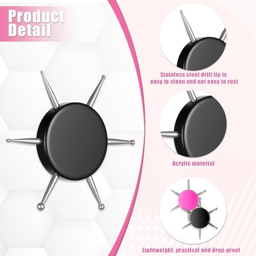 Stainless steel tips of Abeillo circular nail dotting tools