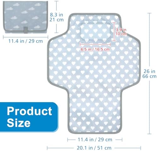 Accmor diaper changing pad laid flat for infant use
