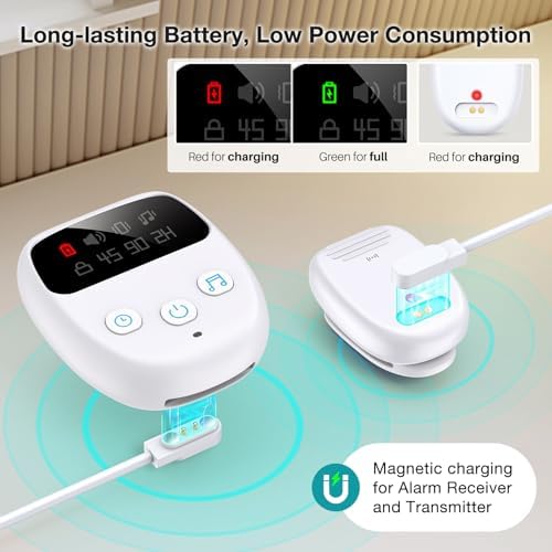 Authentic Chumoasis kids sleep training device unboxed detailing the complete wireless receiver and transmitter system.