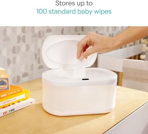 Close up of Munchkin wipe warmer control panel and motion sensor