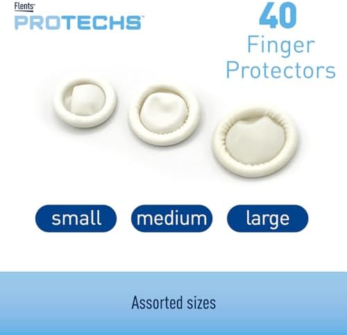 Moisture proof first aid rubber covers for injured fingertips and toes.