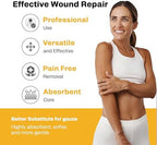Individually wrapped sterile Manuka honey patches for medical supplies and first aid applications.