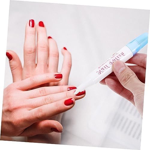 Set of 5 refillable nail polish corrector pens with packaging