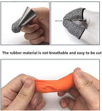 Stretchy reusable finger protectors for wounds being worn under work gloves