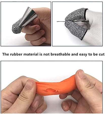 Stretchy reusable finger protectors for wounds being worn under work gloves