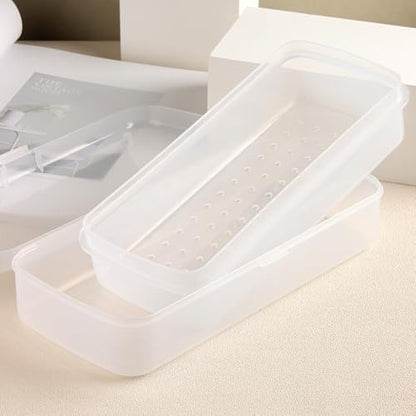 Close up of nail art accessory sterilizing tray showing strainer