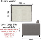 Oroonoko eco friendly cat scratching shield protecting a fabric sofa from pet claws