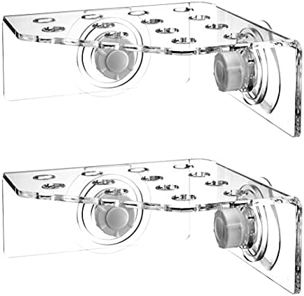 Kcrygogo aquarium coral holder displaying plug holes and mounting structure.