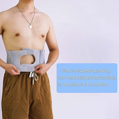 FIRRKEP stoma support binder highlighting the highly elastic and breathable fabric texture.