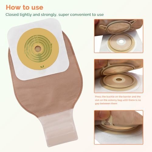 Imported two piece drainable ostomy pouch with high barrier film for odor control