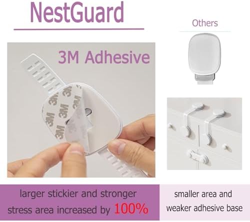 No tool installation process of the industrial adhesive backing on a smooth wall surface.