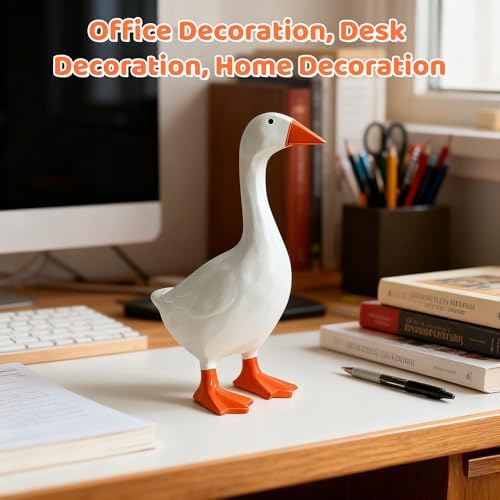 Side profile of Sjzdzsw desktop goose ornament