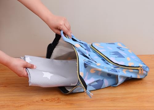 Womumon premium baby floor mat packaging and product display showing polyester fabric texture