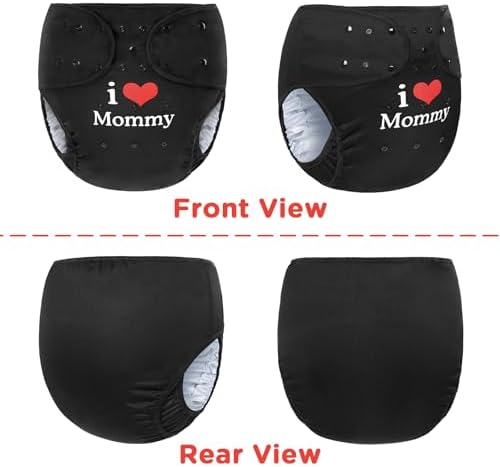 LittleForBig cloth diaper cover featuring heart graphic