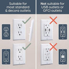 Dreambaby paintable outlet cover installed in room setting
