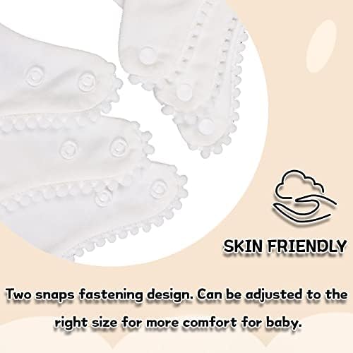Three pack of absorbent cotton drool bibs