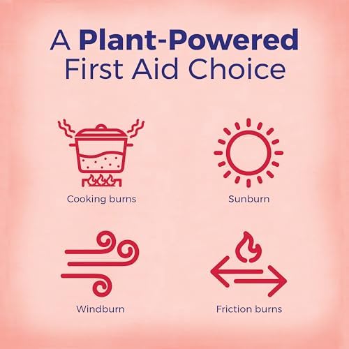 Petroleum jelly based Calendula ointment for moisturizing and protecting burnt skin.
