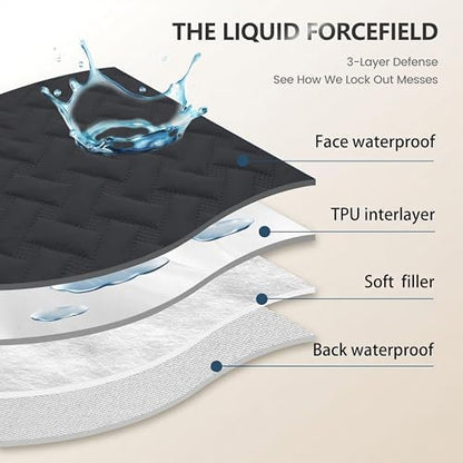 Close up details of the premium polyester fabric of the Gogobunny pet cover