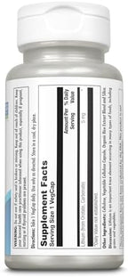 Kal Lithium Orotate supplement facts label panel