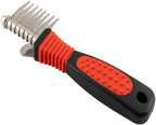 Paw Brothers dematting tool stainless steel serrated blades close up