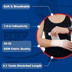 Premium lint free and latex free wound care dressing rolls