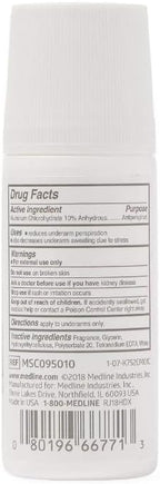 Medline Freshscent Roll-On Antiperspirant showing label details and cap