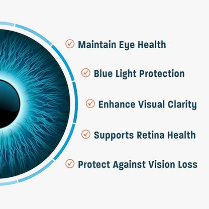Side view of Vision Protection AREDS 2 bottle highlighting 120 count