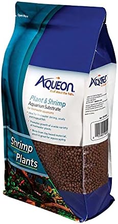Close up of Aqueon clay-based aqua soil granules