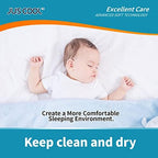 Demonstration of absorbent polymer core on changing pad