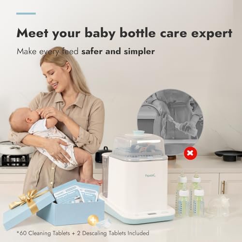 Side profile of Papablic Bottle Washer Pro showing compact design