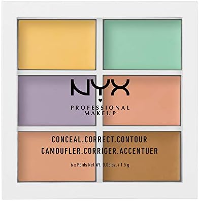 NYX Professional Makeup Color Correcting Concealer Palette front view cream makeup palette