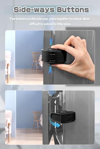Maveek 4 pack baby proofing furniture latches