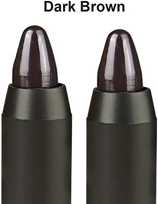 Joyous temporary hair color crayon in dark brown showing lipstick style twisting applicator mechanism