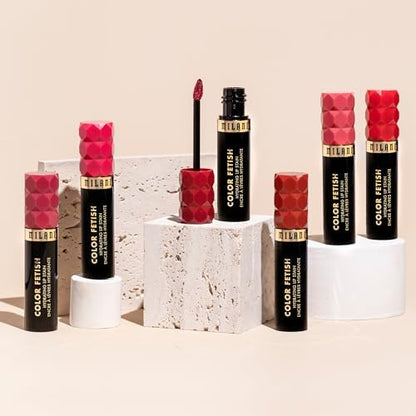 Milani Color Fetish Hydrating Lip Stain glossy finish texture