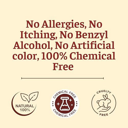 Back label of Kumari Kulture henna paste showing clean ingredients and usage instructions.