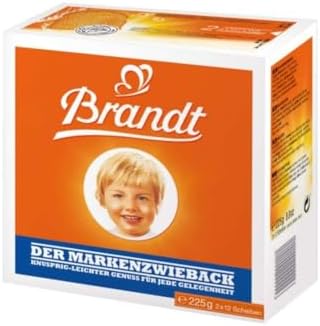 Brandt German recipe zwieback rusk box side panel information